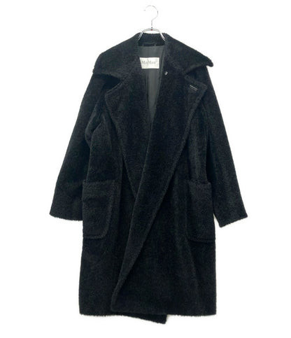 Max Mara Coat Oversize Double Breasted Alpaca Egg Line Long Teddy Bear Icon