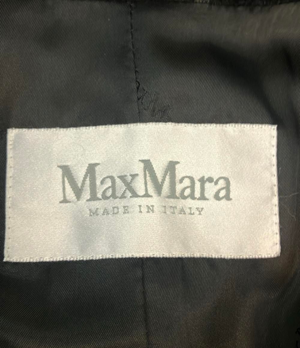 Max Mara Coat Oversize Double Breasted Alpaca Egg Line Long Teddy Bear Icon — view 3