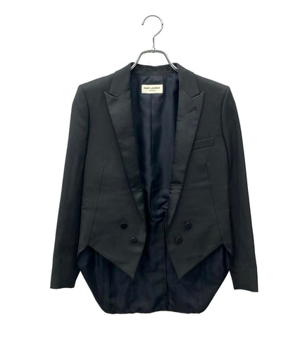 Saint Laurent Tuxedo Smoke King Swallowtail Jacket Modern Tailcoat