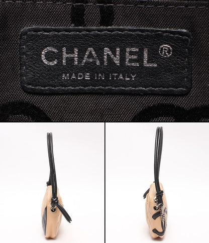 Chanel Mini Shoulder Bag Pouch Cambon Line Silver — view 4