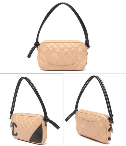 Chanel Mini Shoulder Bag Pouch Cambon Line Silver — view 2