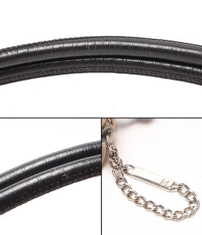 Chanel Mini Shoulder Bag Pouch Cambon Line Silver — view 6