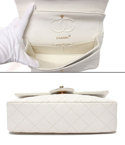 Chanel Chain Shoulder Bag Crossbody Gold Quilted Double Flap — view 3