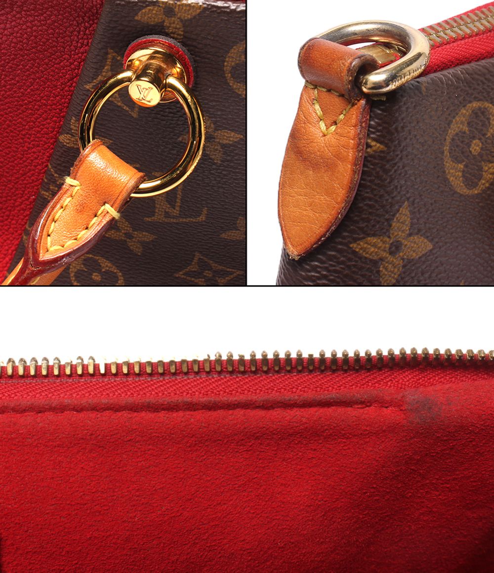 Louis Vuitton 2-Way Shoulder Bag Crossbody Tote MM Monogram — view 8