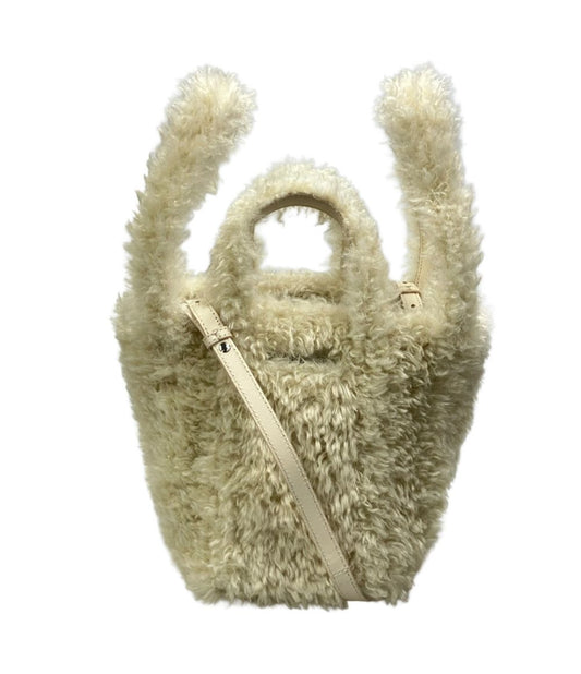 Balenciaga Tote Shoulder Bag 2-Way Crossbody Faux Fur Everyday 2.0 XS North
