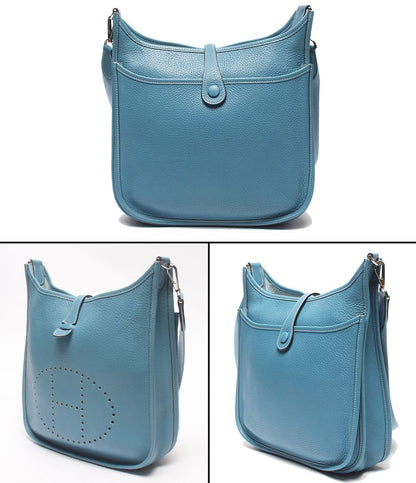 Hermes Shoulder Bag Crossbody Silver Evelyne PM — view 2