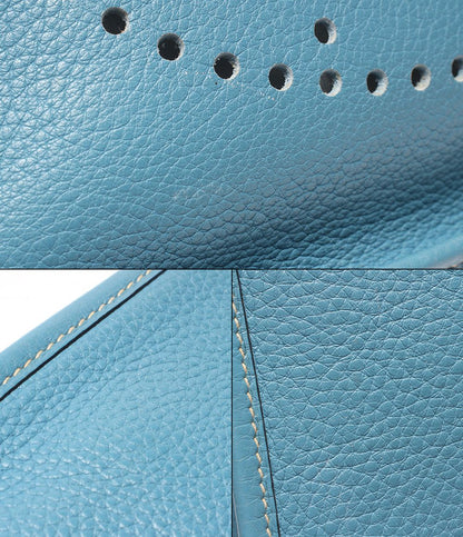 Hermes Shoulder Bag Crossbody Silver Evelyne PM — view 6