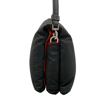 Loewe Shoulder Bag Goya Puffer Messenger Black Strap External — view 4