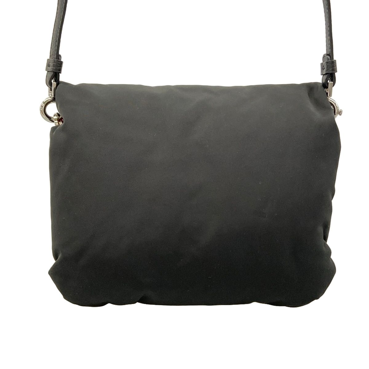 Loewe Shoulder Bag Goya Puffer Messenger Black Strap External — view 3