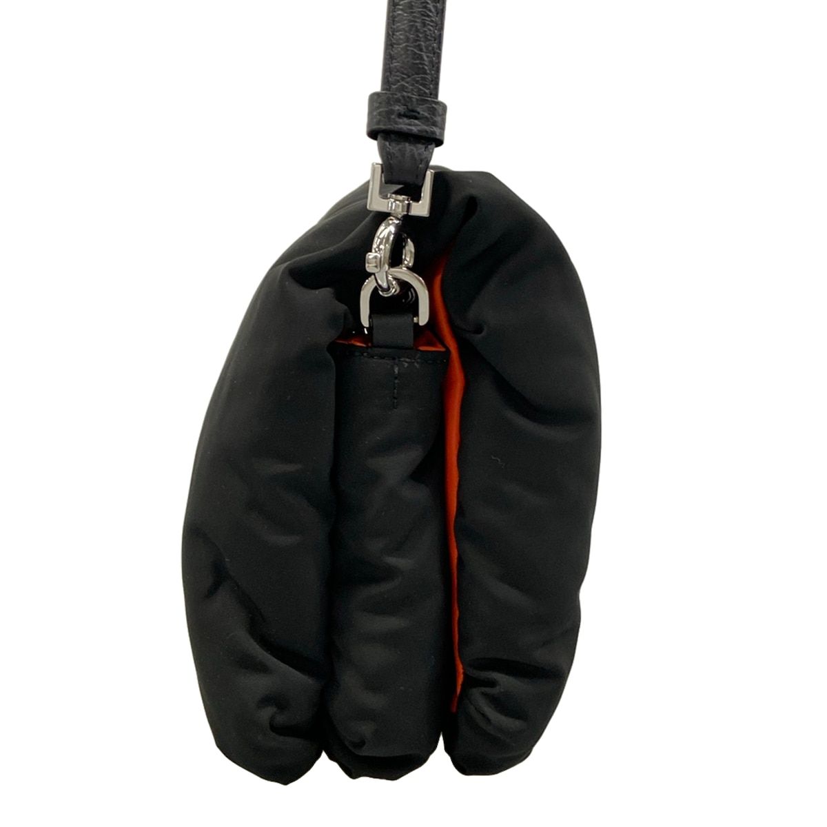 Loewe Shoulder Bag Goya Puffer Messenger Black Strap External — view 2