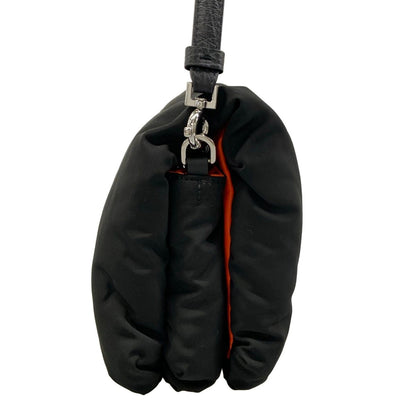 Loewe Shoulder Bag Goya Puffer Messenger Black Strap External — view 2