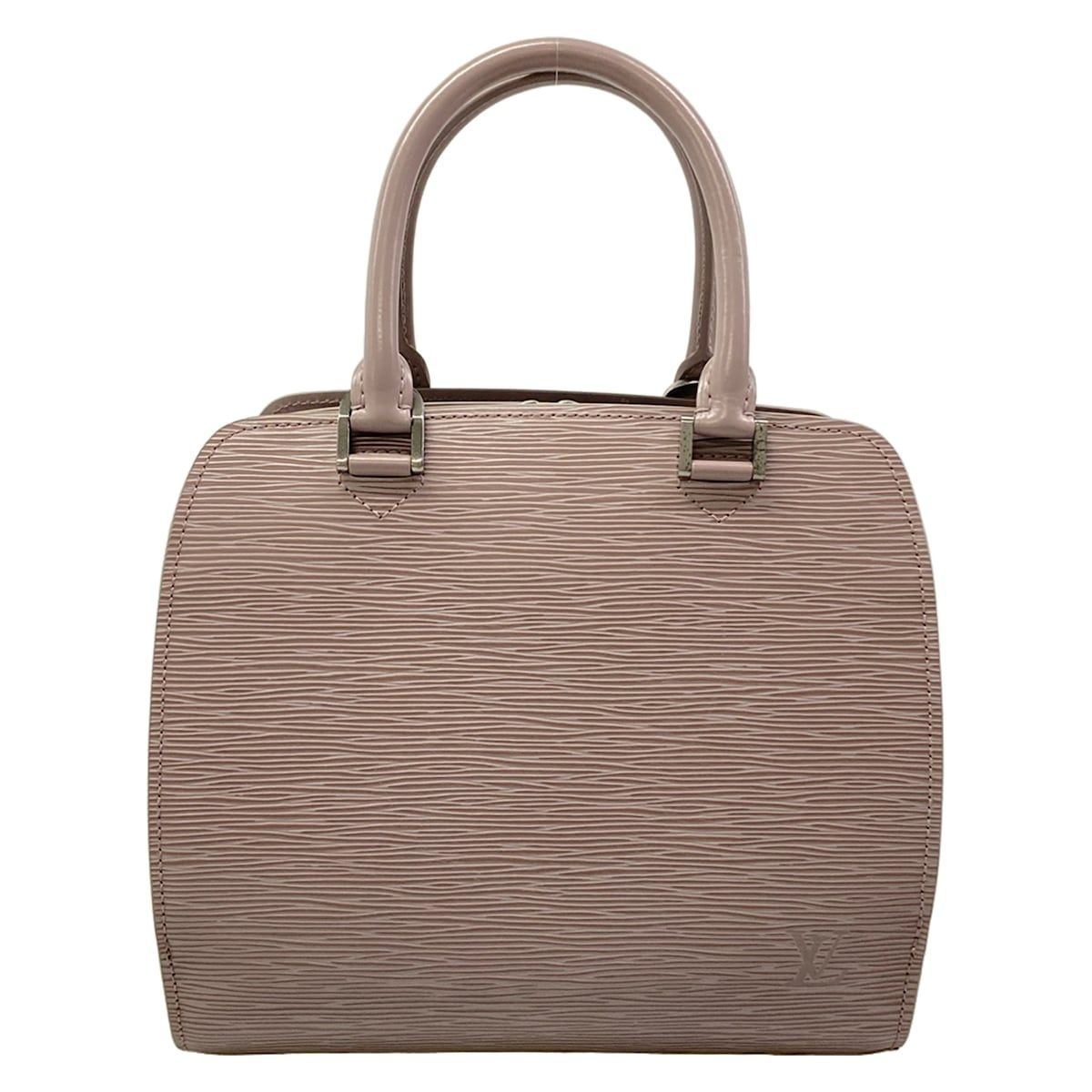Louis Vuitton Handbag Epi Pont Neuf Lila Leather