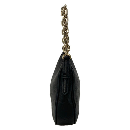 Gucci Handbag GG Emblem Small Black Chain Strap Leather — view 4