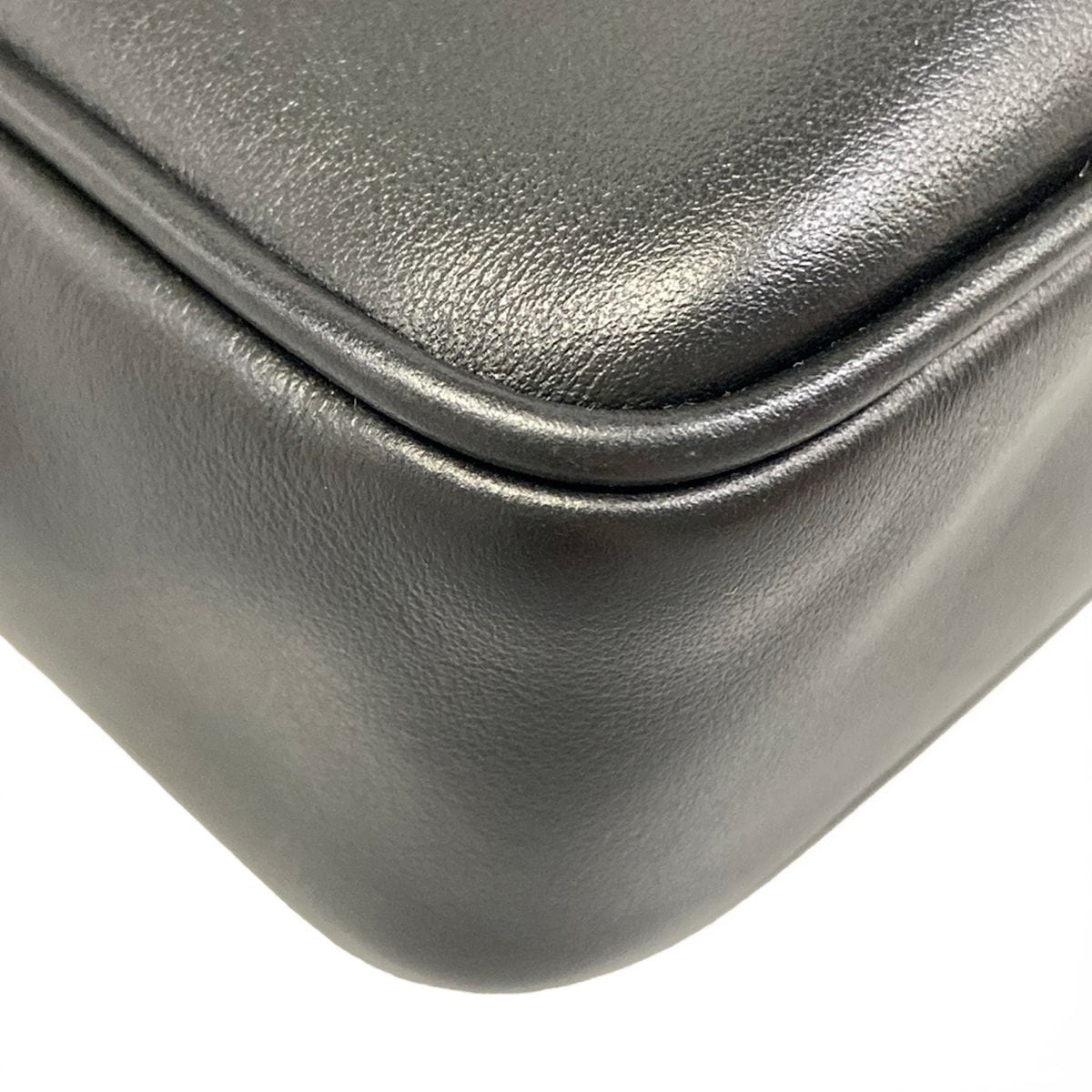 Miu Miu Handbag Peni Black Gold Leather — view 6