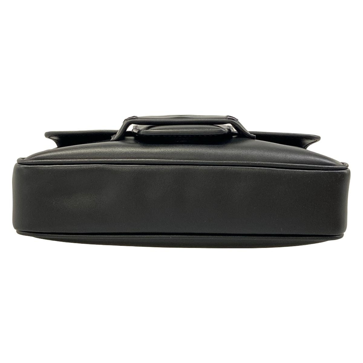 Miu Miu Handbag Peni Black Gold Leather — view 5