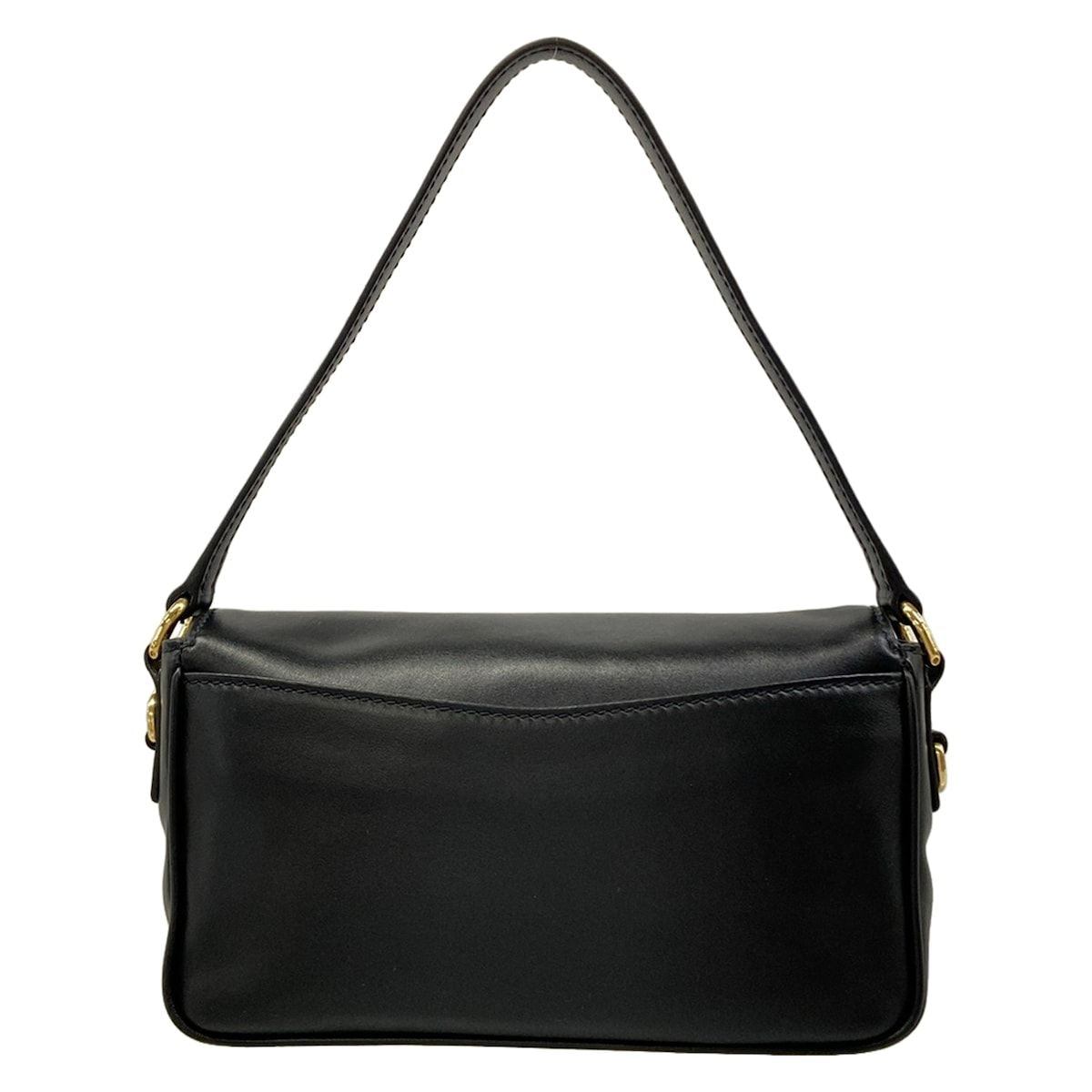 Miu Miu Handbag Peni Black Gold Leather — view 3
