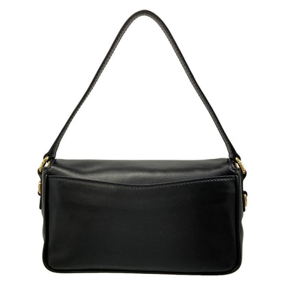 Miu Miu Handbag Peni Black Gold Leather — view 3