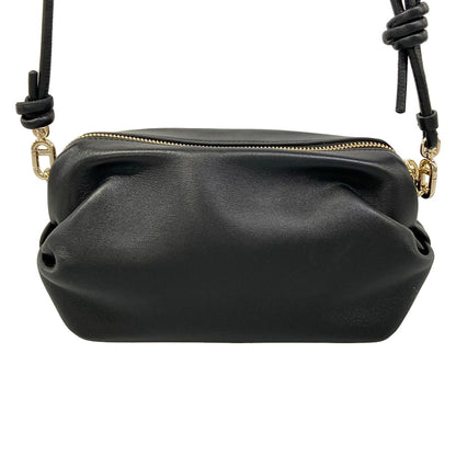 Dior Shoulder Bag Bow Pouch Black Lambskin — view 3
