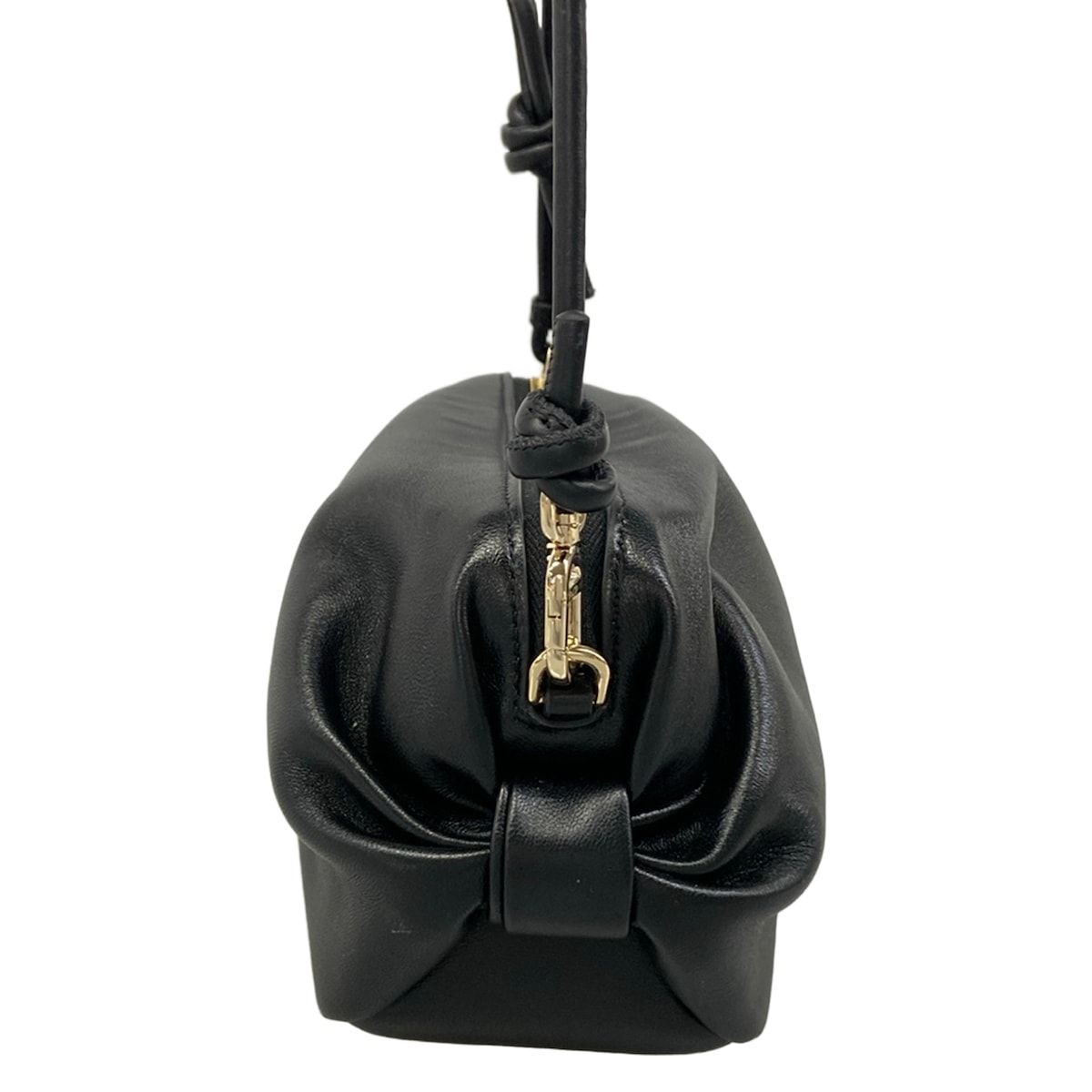 Dior Shoulder Bag Bow Pouch Black Lambskin — view 4