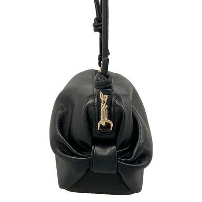 Dior Shoulder Bag Bow Pouch Black Lambskin — view 4