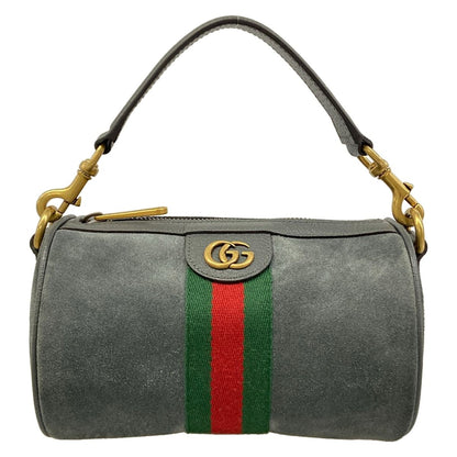 Gucci Ophidia Gray Green Red Mini Bag Leather