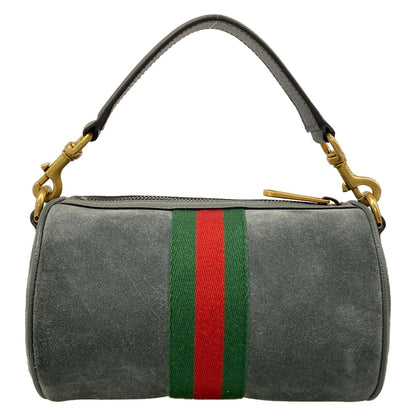 Gucci Ophidia Gray Green Red Mini Bag Leather — view 3