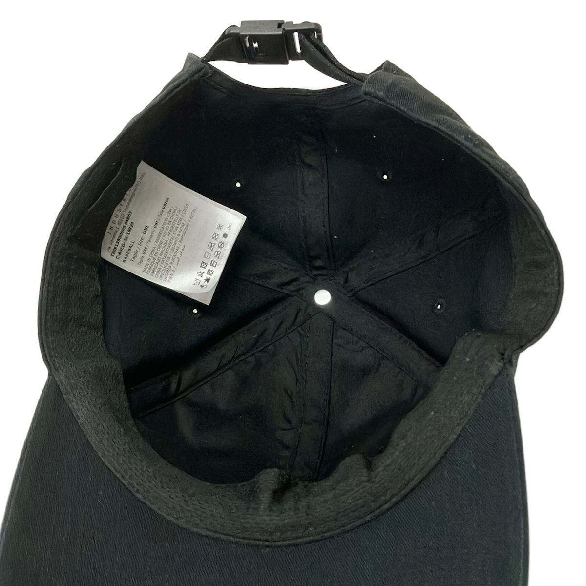 Moncler Cap Uni Black Baseball Cotton — view 4