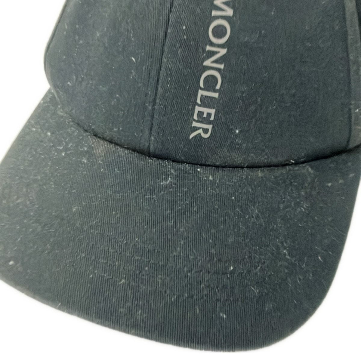Moncler Cap Uni Black Baseball Cotton — view 8