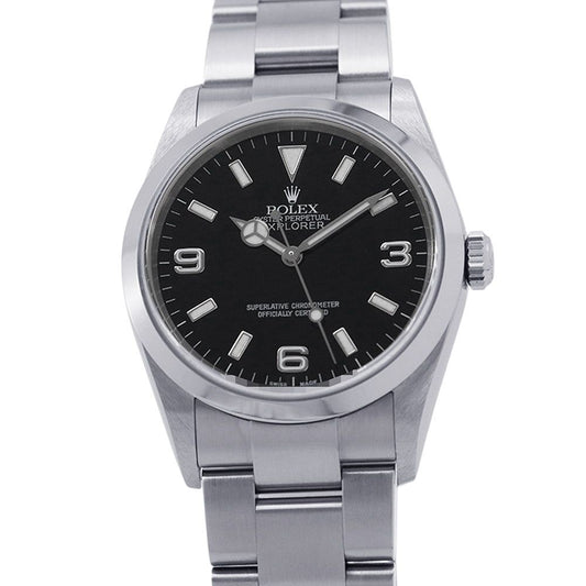 Rolex Number Watch Black Dial