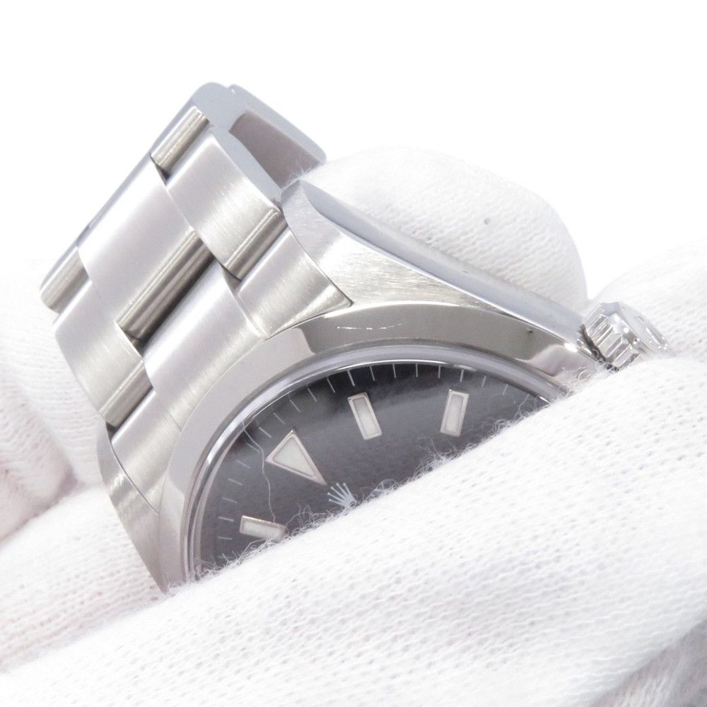 Rolex Number Watch Black Dial — view 4