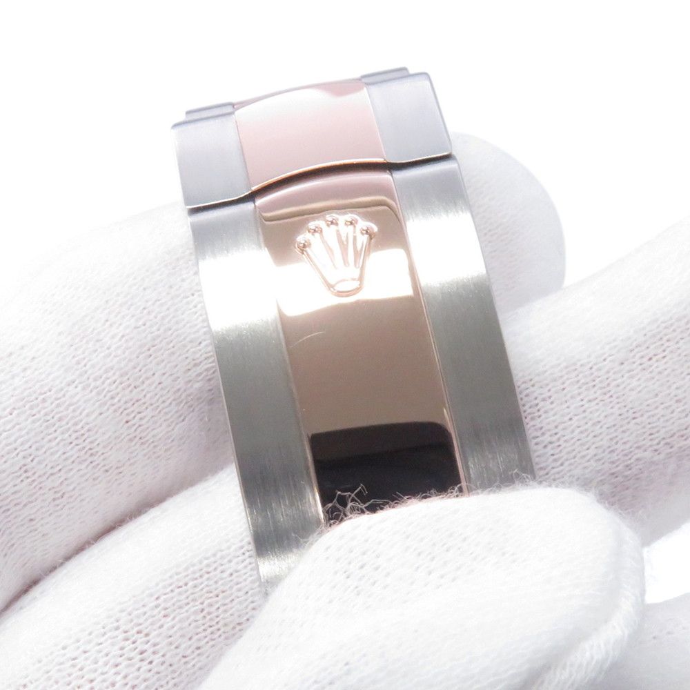 Rolex Datejust 41 SS 18k Pink Gold Watch Calf Dial — view 7