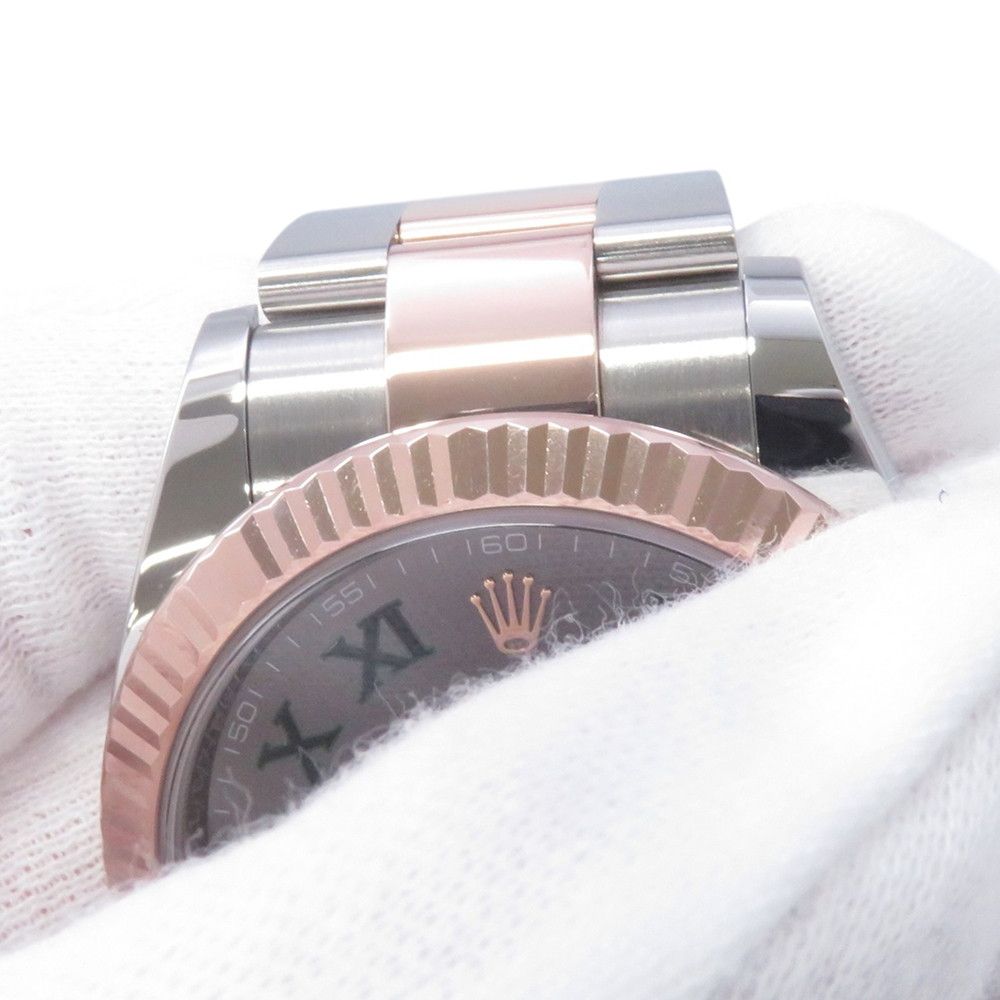 Rolex Datejust 41 SS 18k Pink Gold Watch Calf Dial — view 4