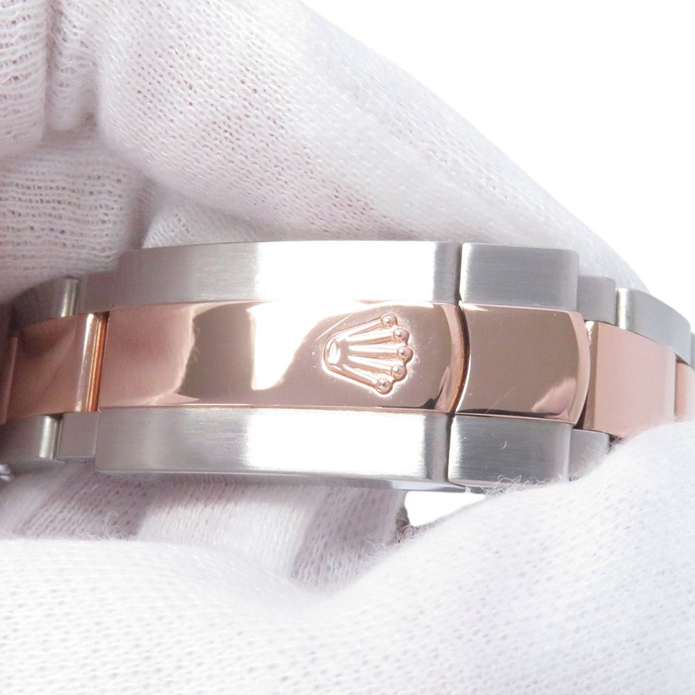 Rolex Datejust Diamond Bezel SS 18k Pink Gold Watch Chocolate Dial VI — view 8