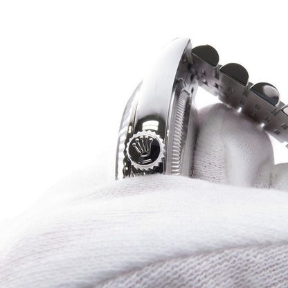Rolex Datejust 36 SS 18k White Gold Roulette Watch Silver Dial — view 8