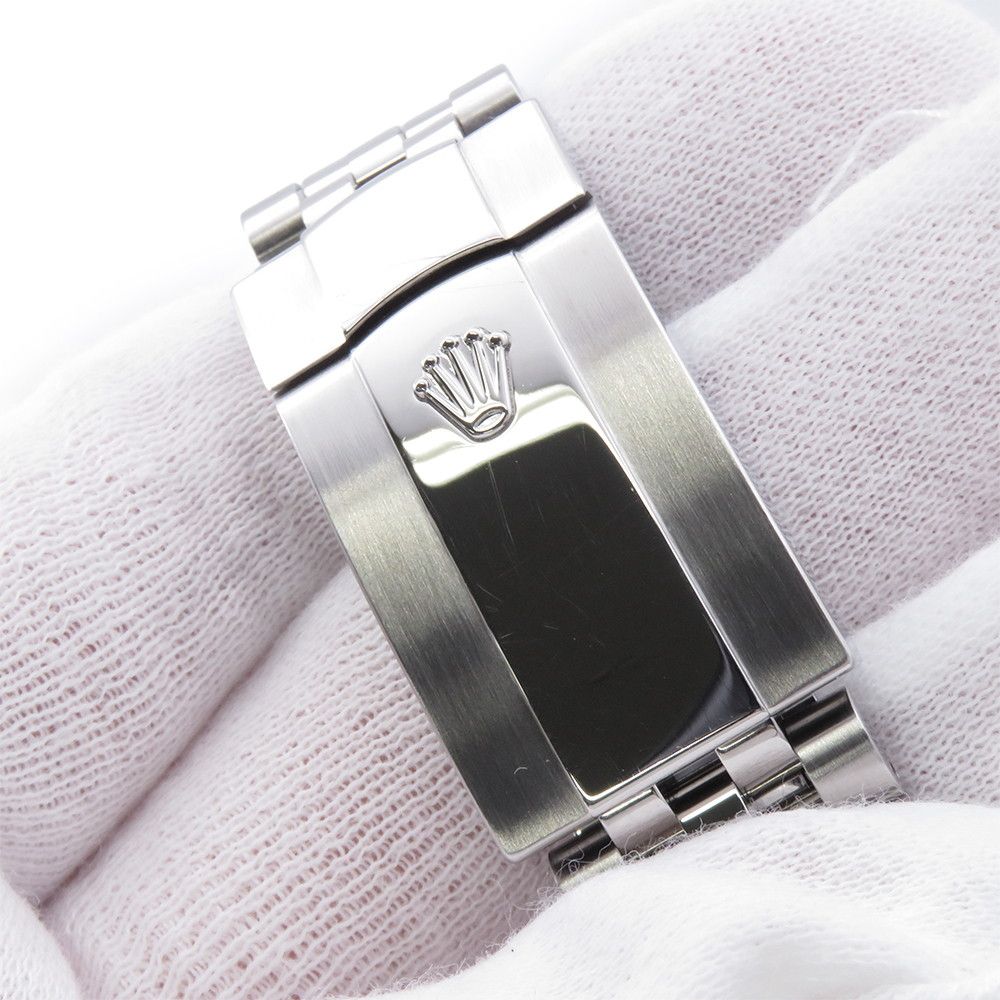 Rolex Datejust 36 SS 18k White Gold Roulette Watch Silver Dial — view 7