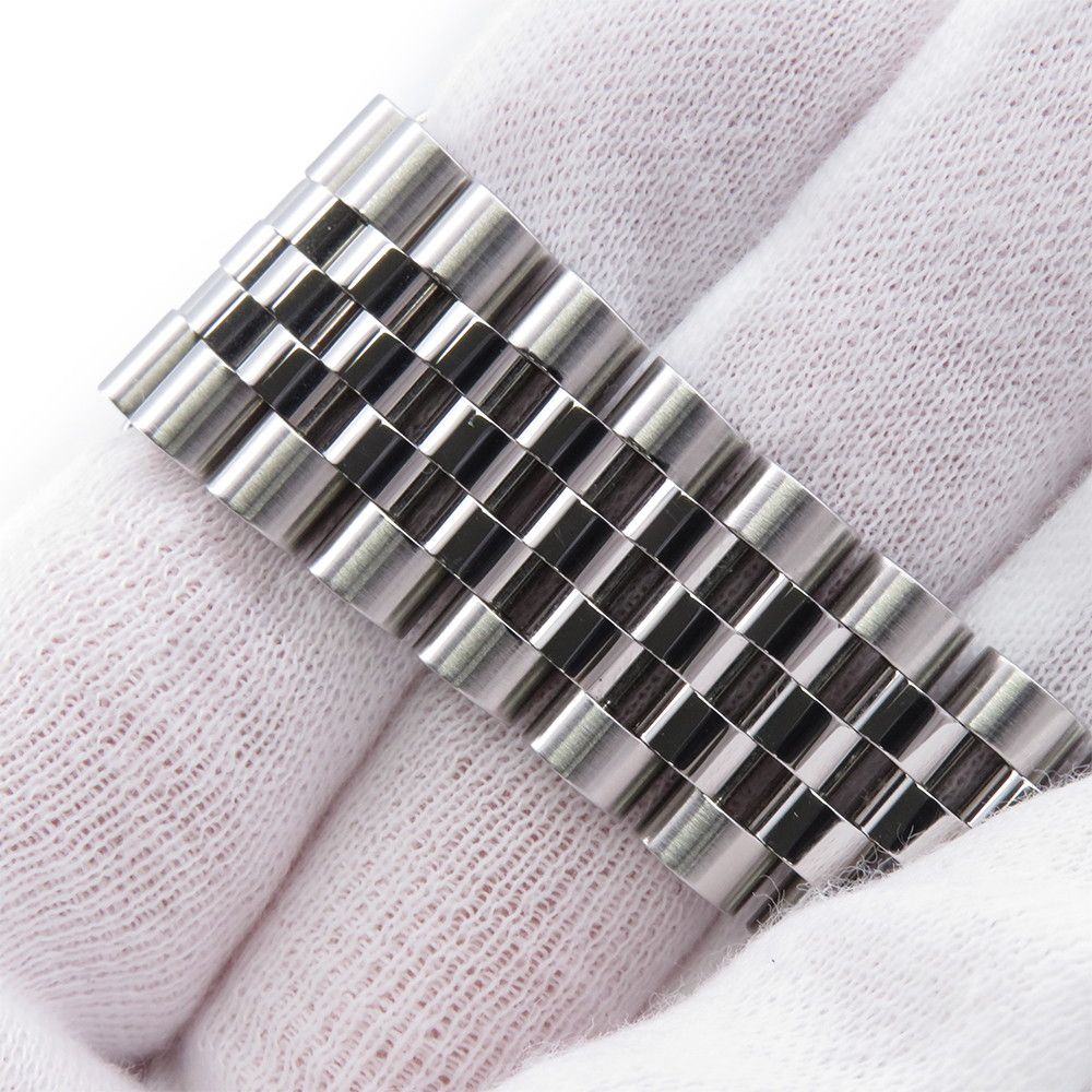 Rolex Datejust 36 SS 18k White Gold Roulette Watch Silver Dial — view 6