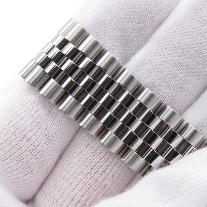 Rolex Datejust 36 SS 18k White Gold Roulette Watch Silver Dial — view 6
