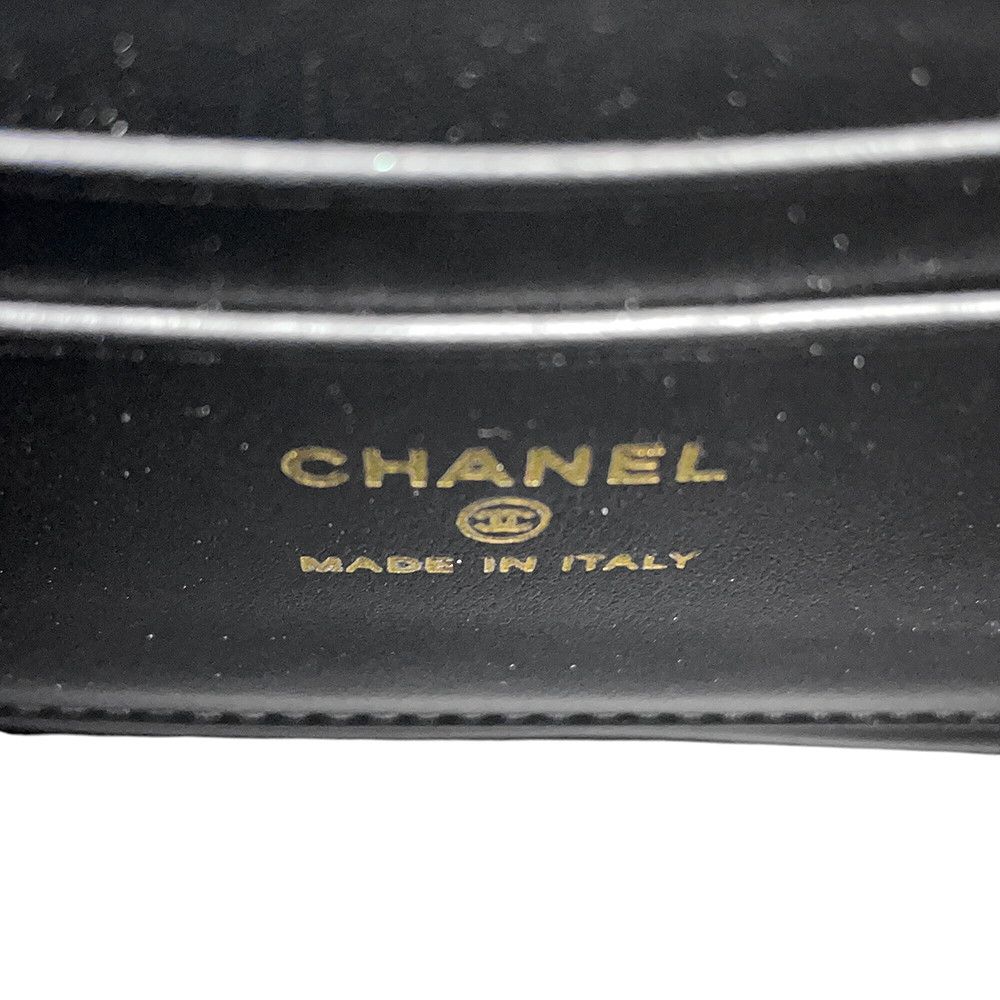 Chanel Quilted Coco Handle Mini Caviar Leather 2-Way Shoulder Bag Black — view 6