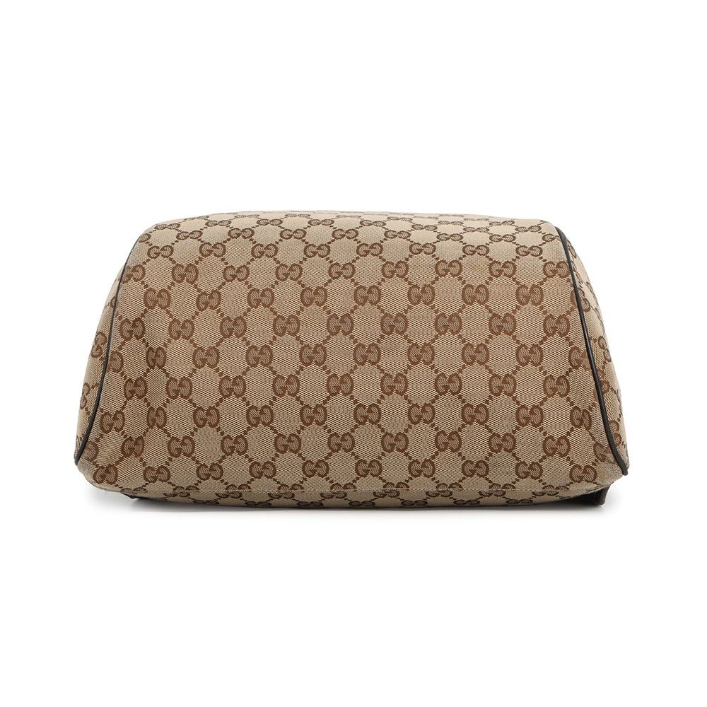 Gucci GG Canvas Leather Backpack — view 3