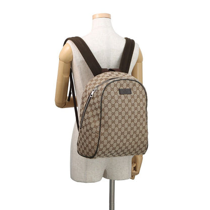 Gucci GG Canvas Leather Backpack — view 4