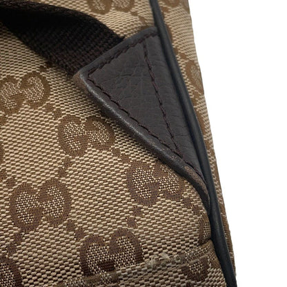 Gucci GG Canvas Leather Backpack — view 6