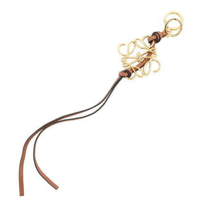 Loewe Bag Charm Anagram Calf Leather Brown