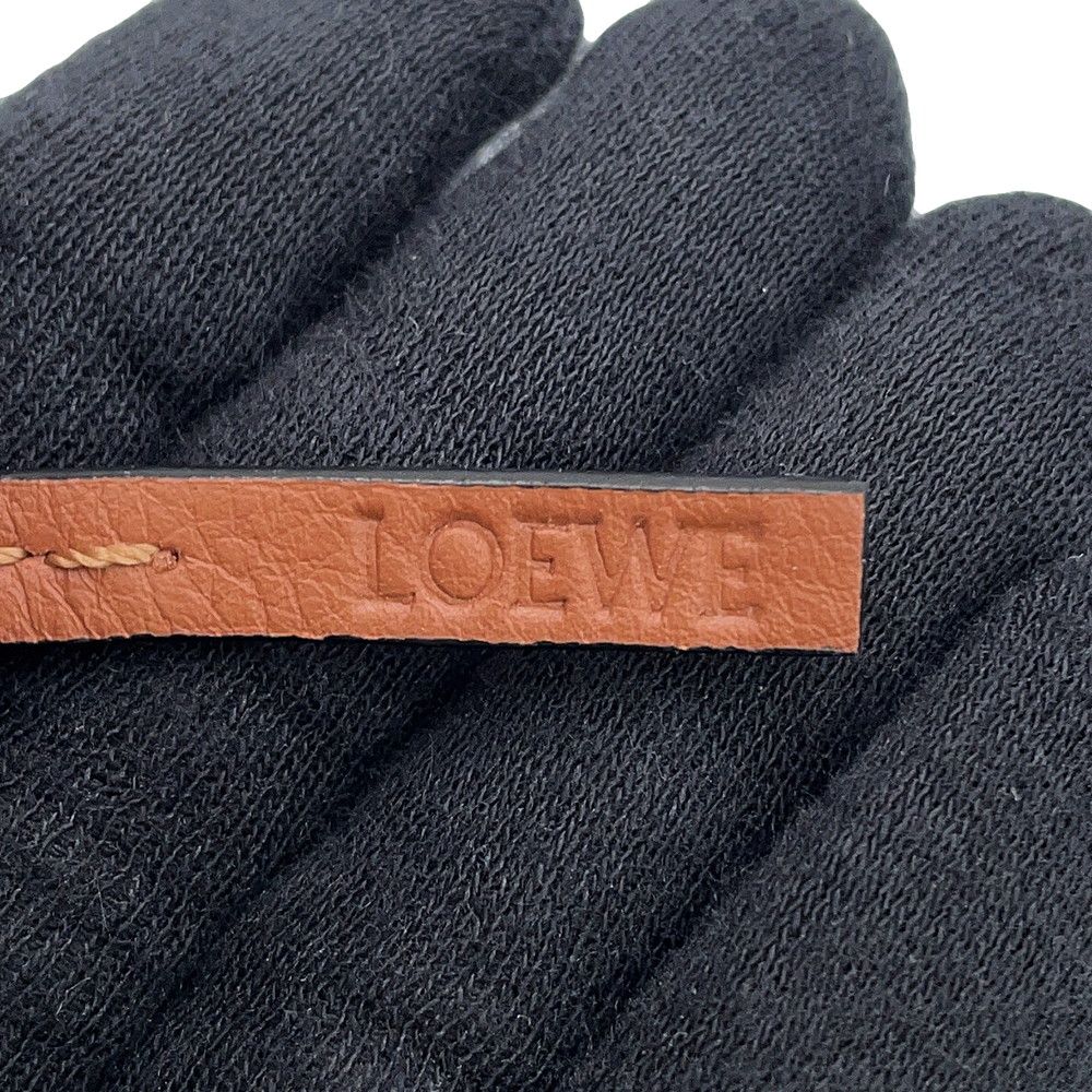 Loewe Bag Charm Anagram Calf Leather Brown — view 9