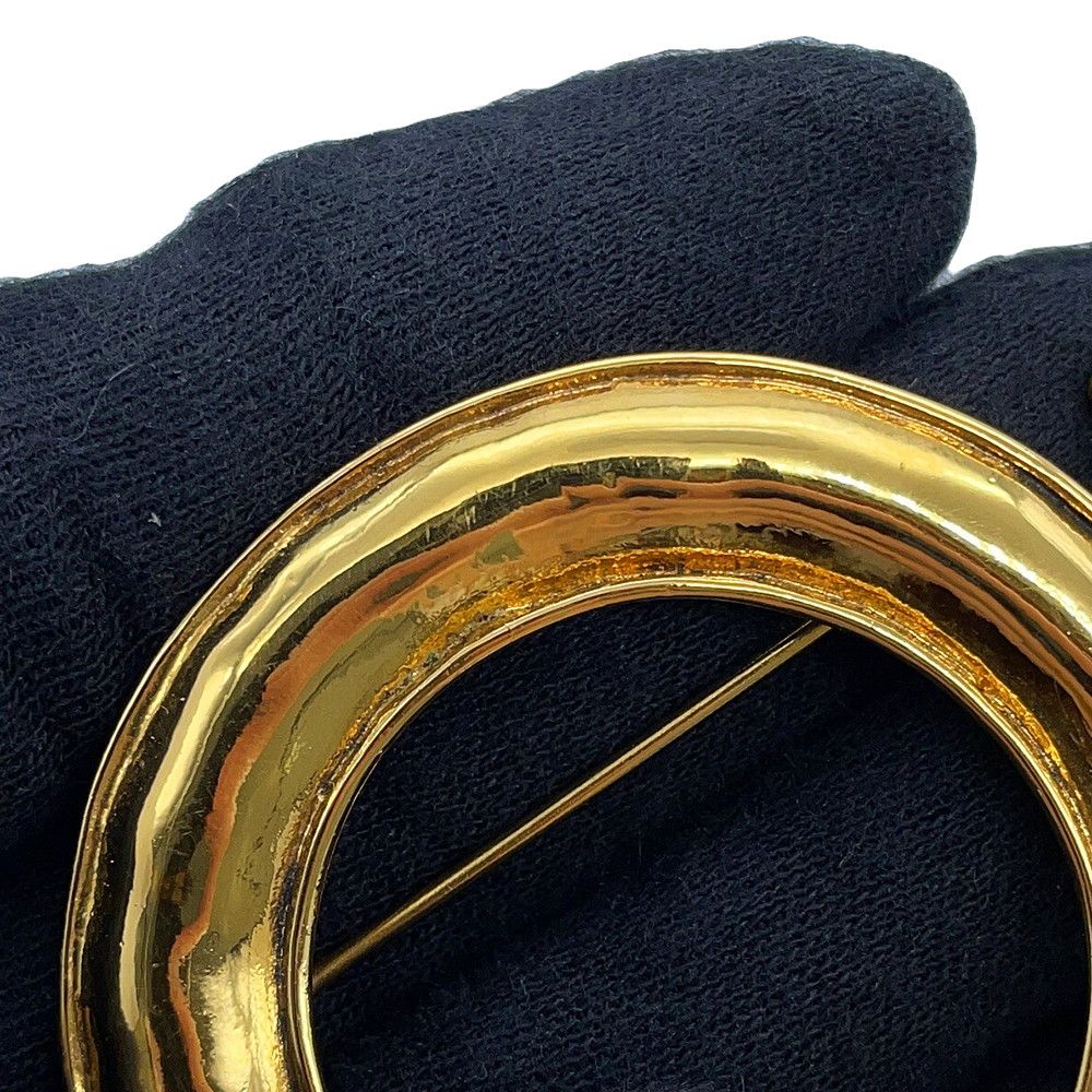 Chanel Brooch 5 CC Logo Metal 94 — view 5