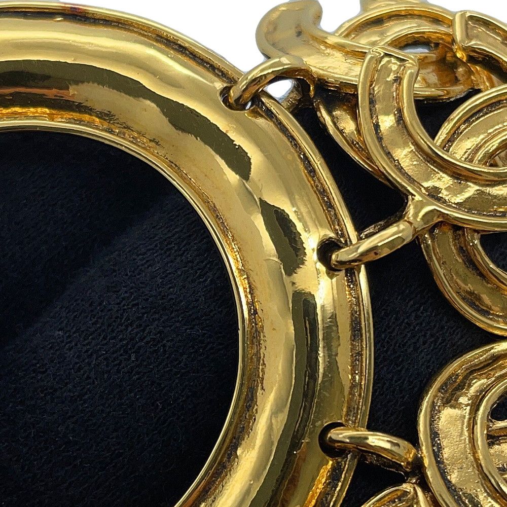 Chanel Brooch 5 CC Logo Metal 94 — view 6