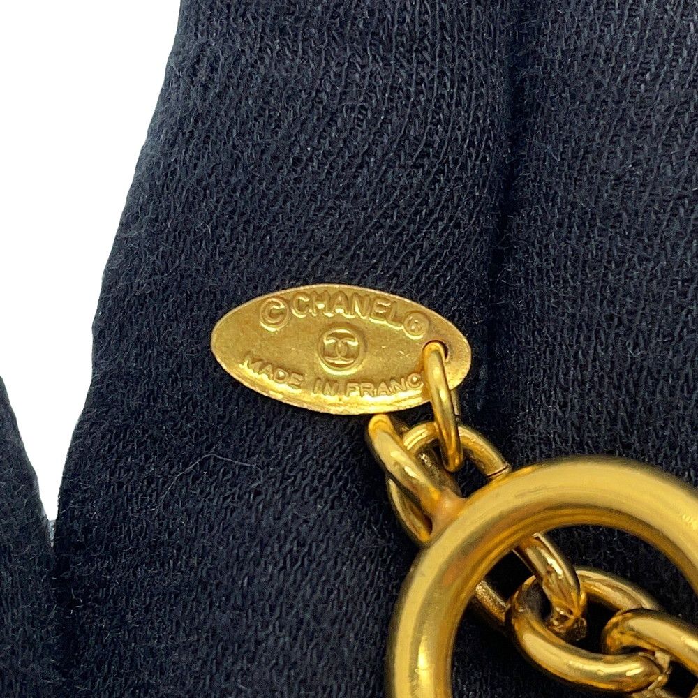 Chanel Necklace CC Logo Metal Vintage — view 9