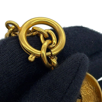 Chanel Necklace CC Logo Metal Vintage — view 8