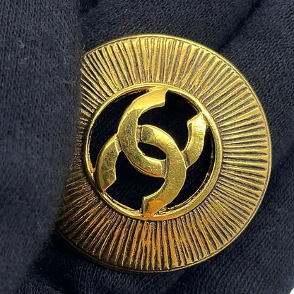 Chanel Necklace CC Logo Metal Vintage — view 6