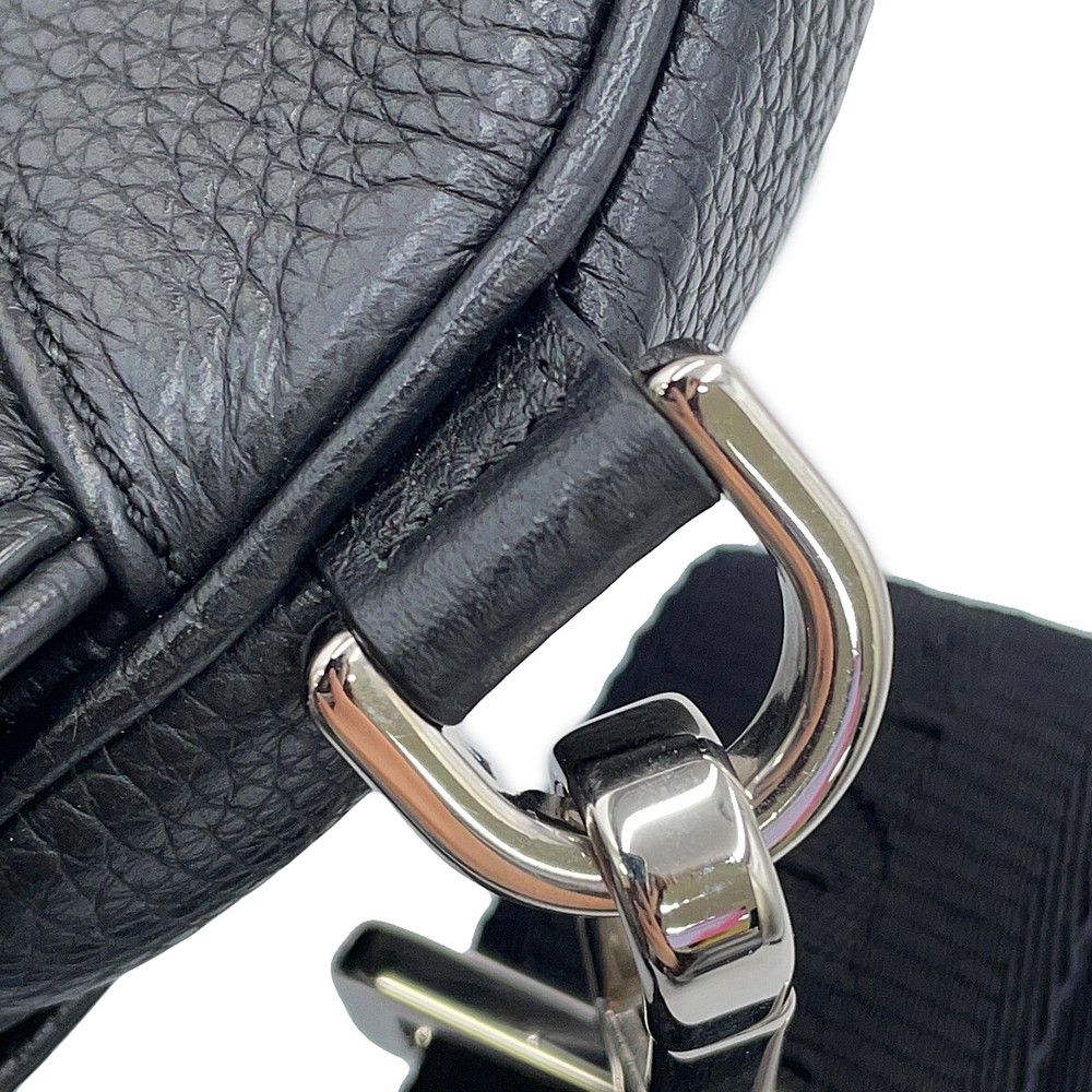 Dior Belt Bag Saddle Leather Black — view 9