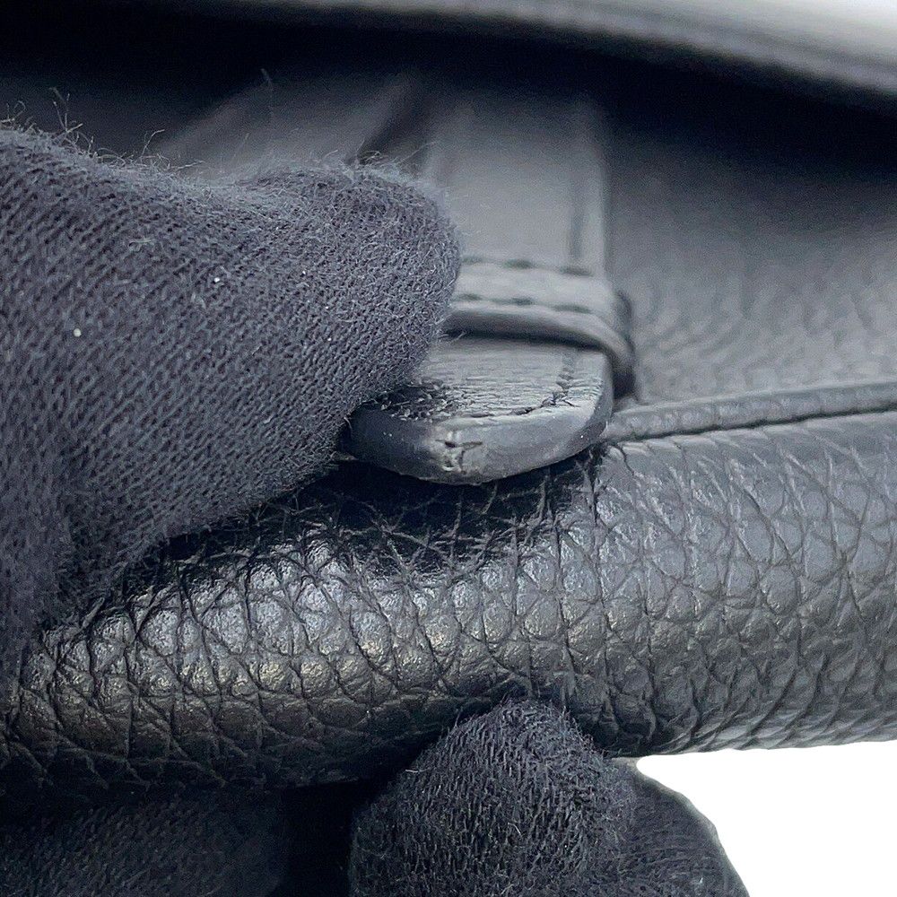 Dior Belt Bag Saddle Leather Black — view 8